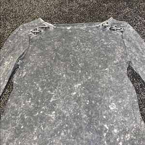 Mudd girls paint splatter top